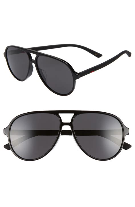 black aviator sunglasses Gucci